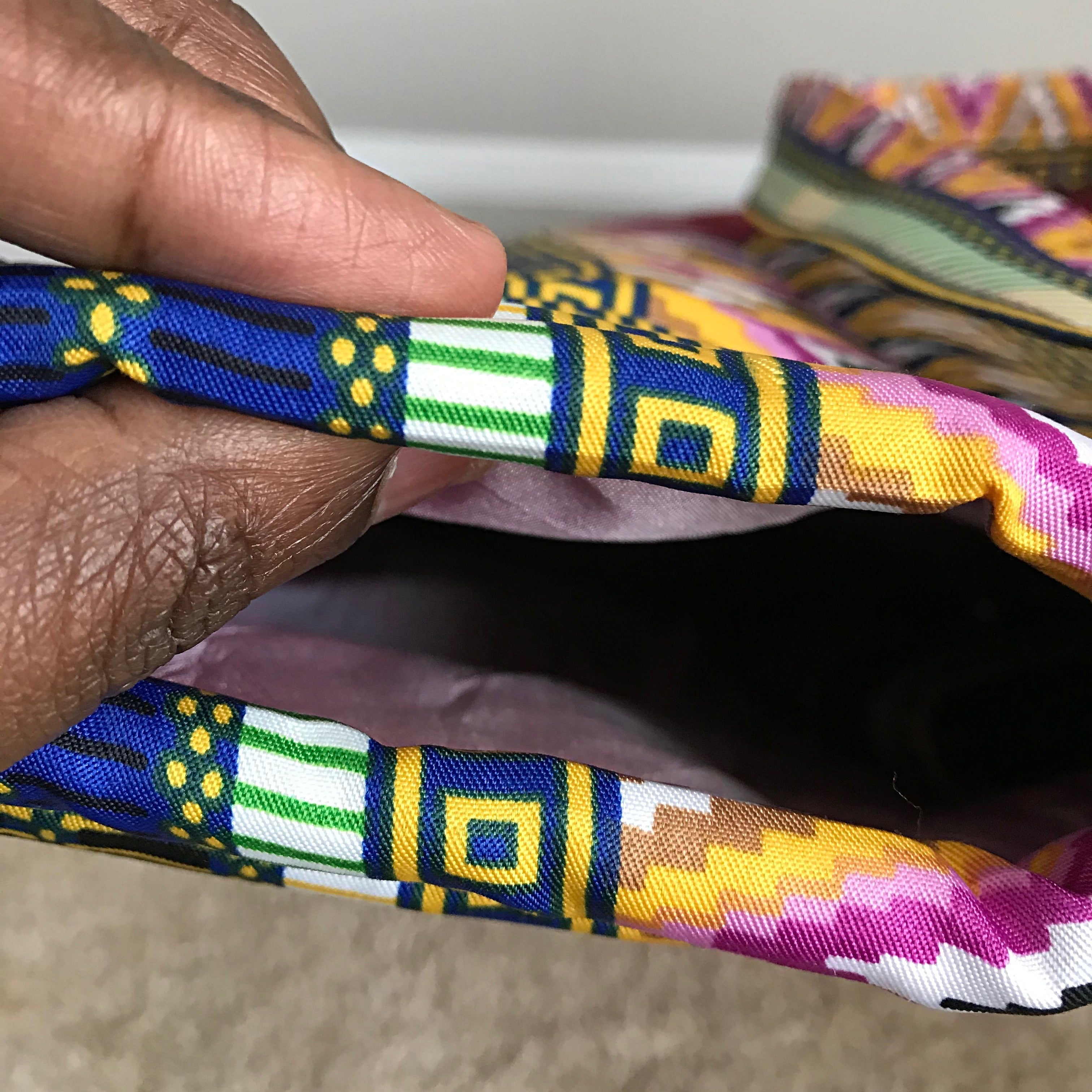 Nahili Kente African Print Shoulder Bag