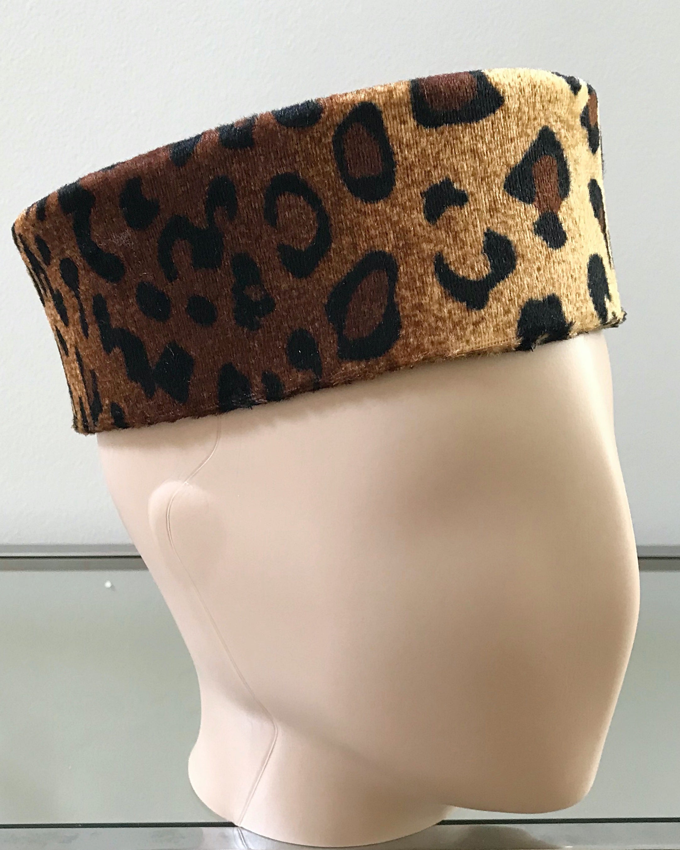 Cheetah Print African Kufi Hat for Men
