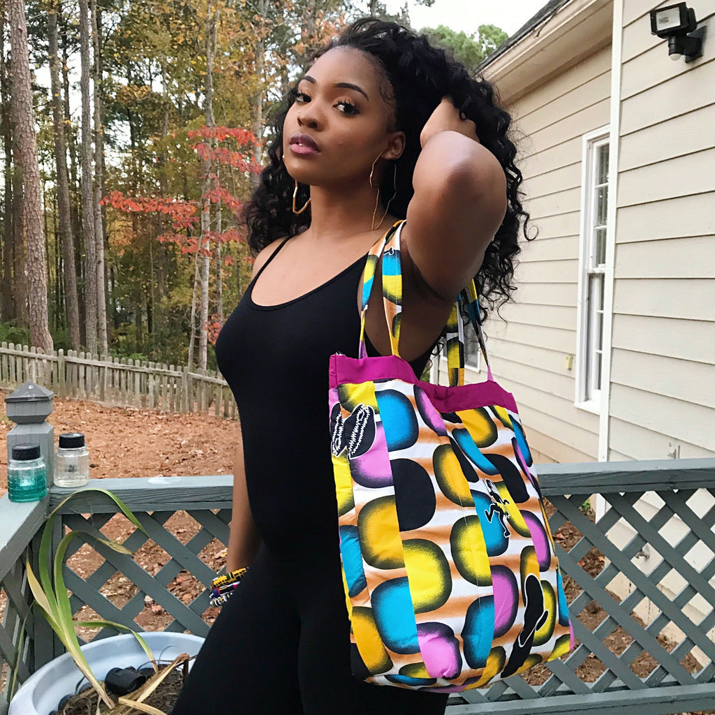 Jamai African Print shoulder Bag