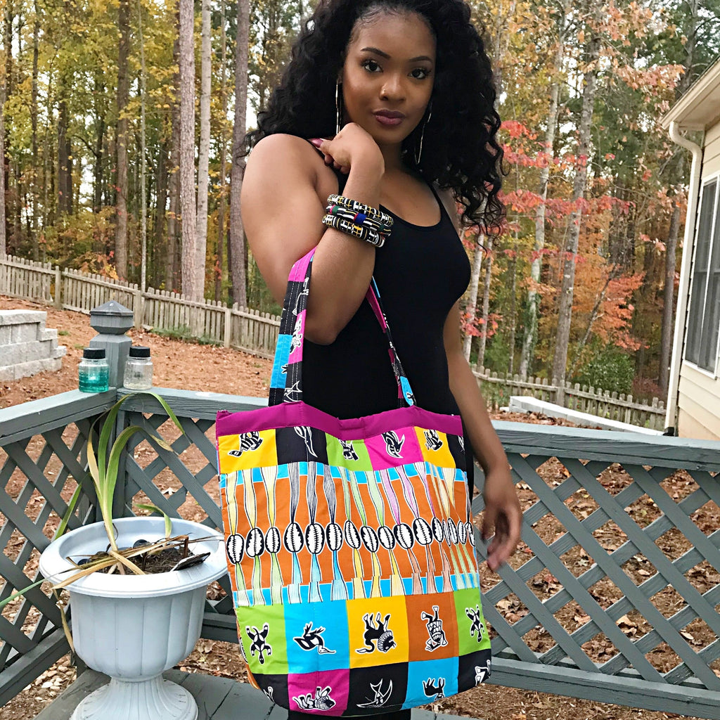 Lulu African Print Shoulder Bag
