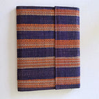 African Handmade Document Holder with Press Buttons Closure (Design/Color Varies)