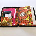 Handmade w/ Straw Fibers Document Holder/ Computer Bag / Portfolio