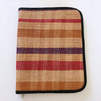 Handmade w/ Straw Fibers Document Holder/ Computer Bag / Portfolio