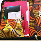 Handmade w/ Straw Fibers Document Holder/ Computer Bag / Portfolio