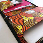 Handmade w/ Straw Fibers Document Holder/ Computer Bag / Portfolio