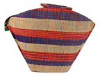 African Handmade Raffia Fibers Basket Handbag