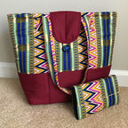 Nahili Kente African Print Shoulder Bag