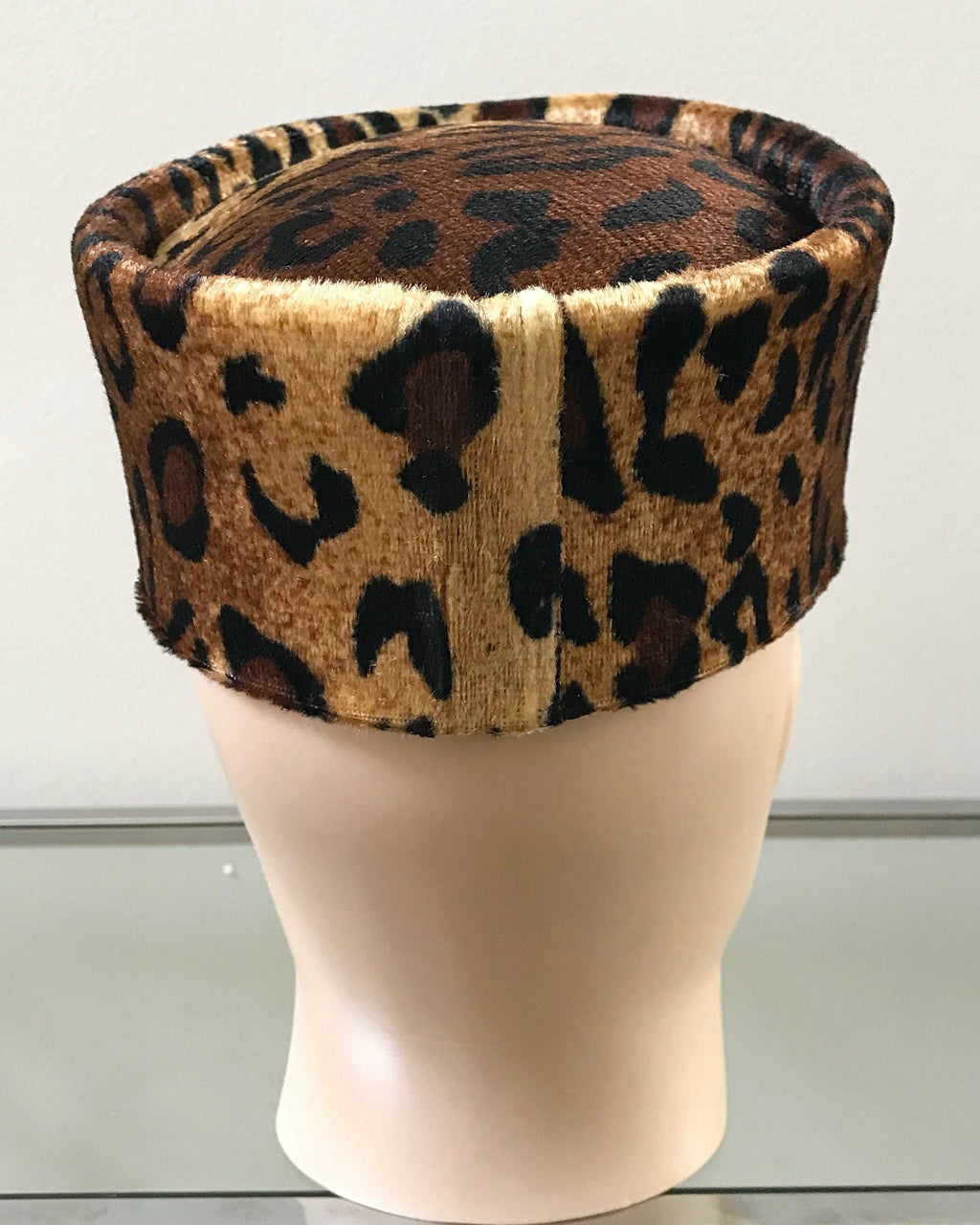 Cheetah Print African Kufi Hat for Men