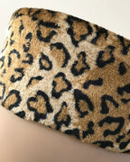Leopard Print Velvet Hat for Men