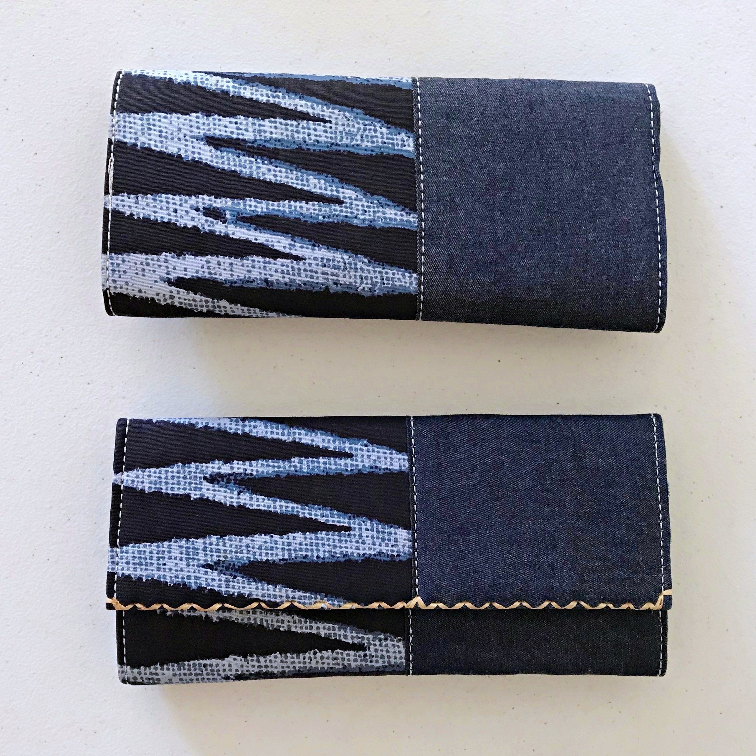 Bandjoun Bamileke Fabric African Print Purse Wallet