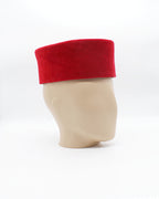 Red Velvet Hat for Men